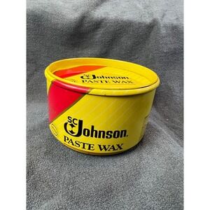 SC Johnson Paste Wax Original Formula 16oz Tin Wood Metal Leather Protectant